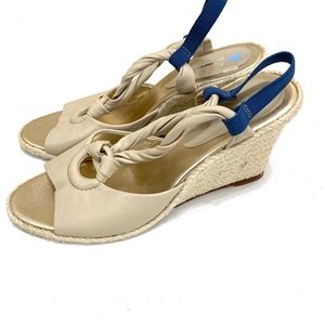 Dani Black Wedge Sandals